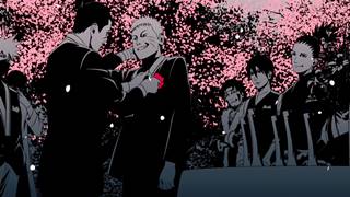 Iruka with Naruto at his wedding