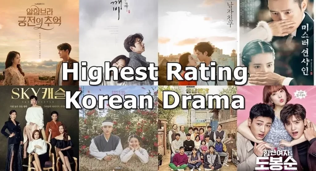 Highest rated K Dramas