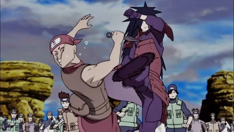 adult Sasuke beat Madara