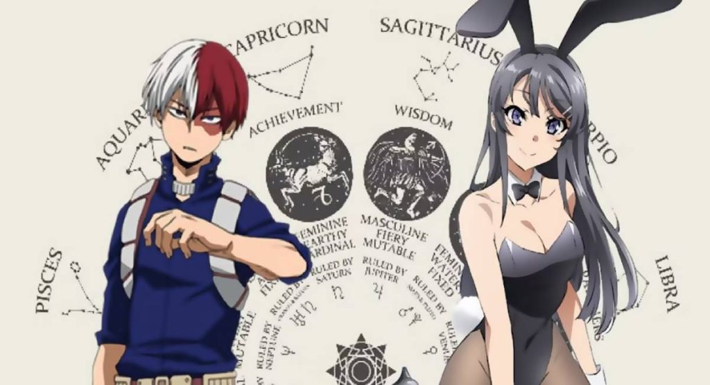 Anime series Zodiac Signs